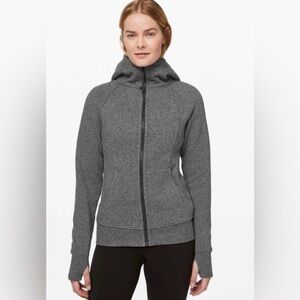Lululemon Scuba Full-Zip Hoodie size 10
Heathered Speckled Black